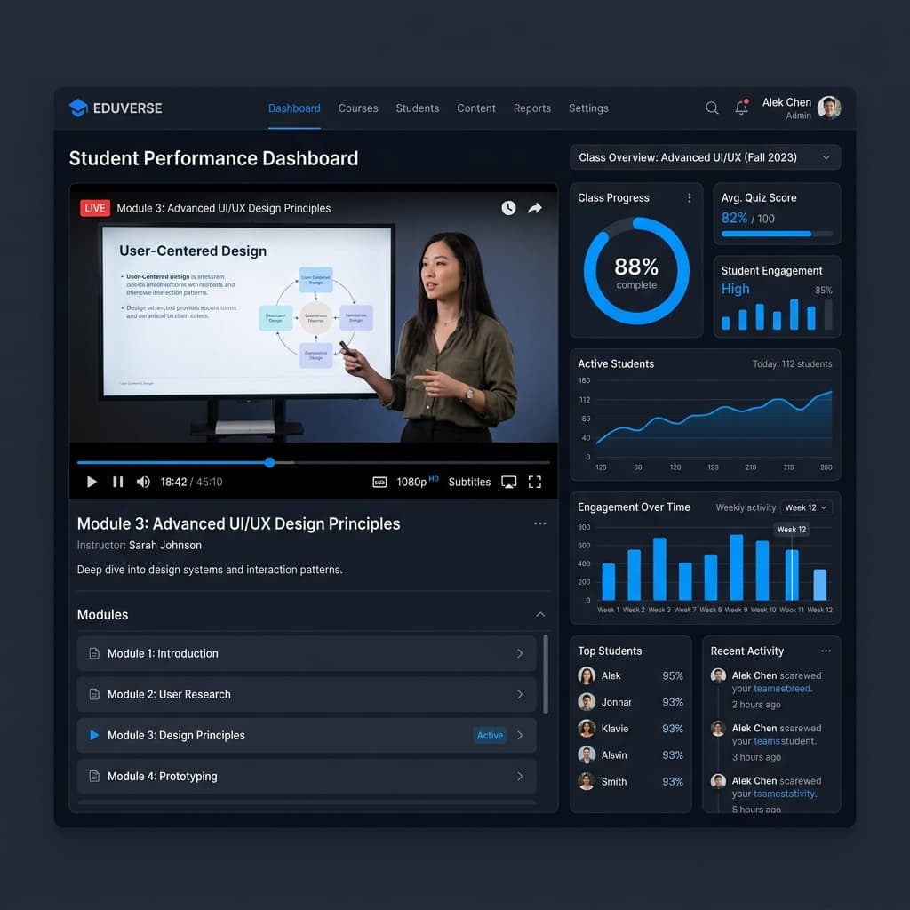 Multi-Tenant Learning Management System